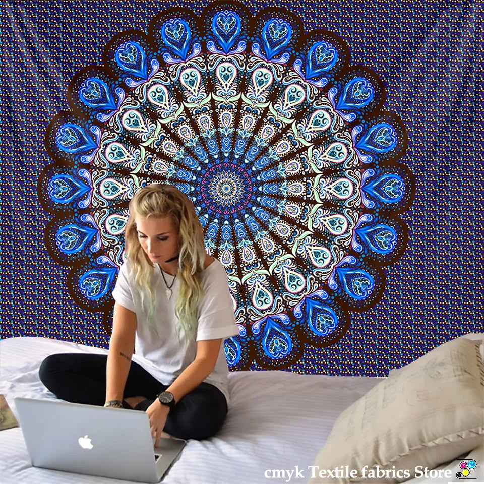 Celestial Mandala Wall Tapestry Collection