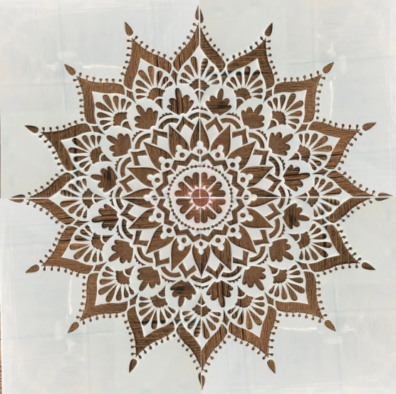Intricate Mandala Stencil