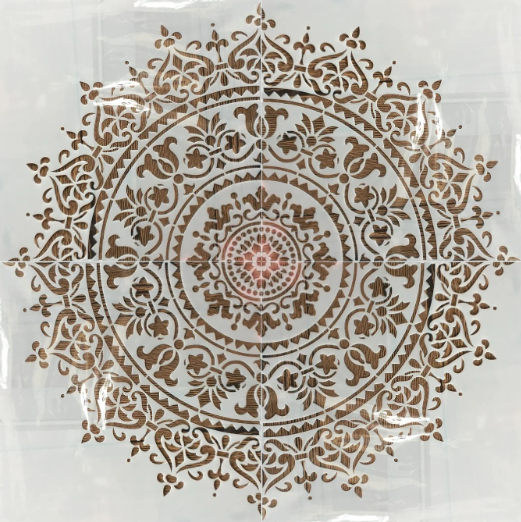 Intricate Mandala Stencil