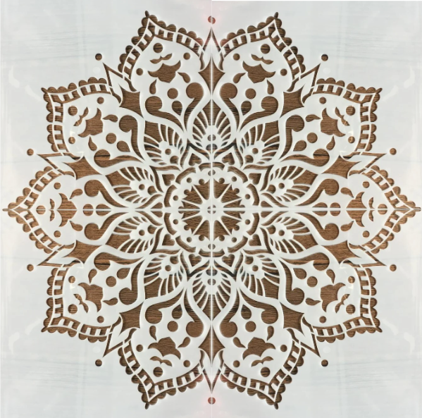 Intricate Mandala Stencil
